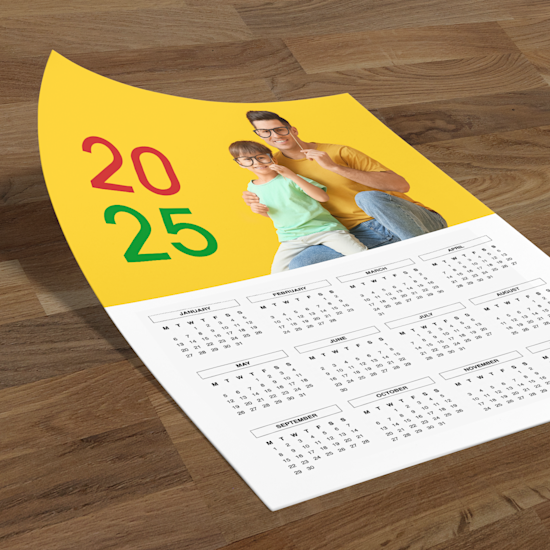 2025 Photo Calendar Printing Customised Picture Calendar Maker